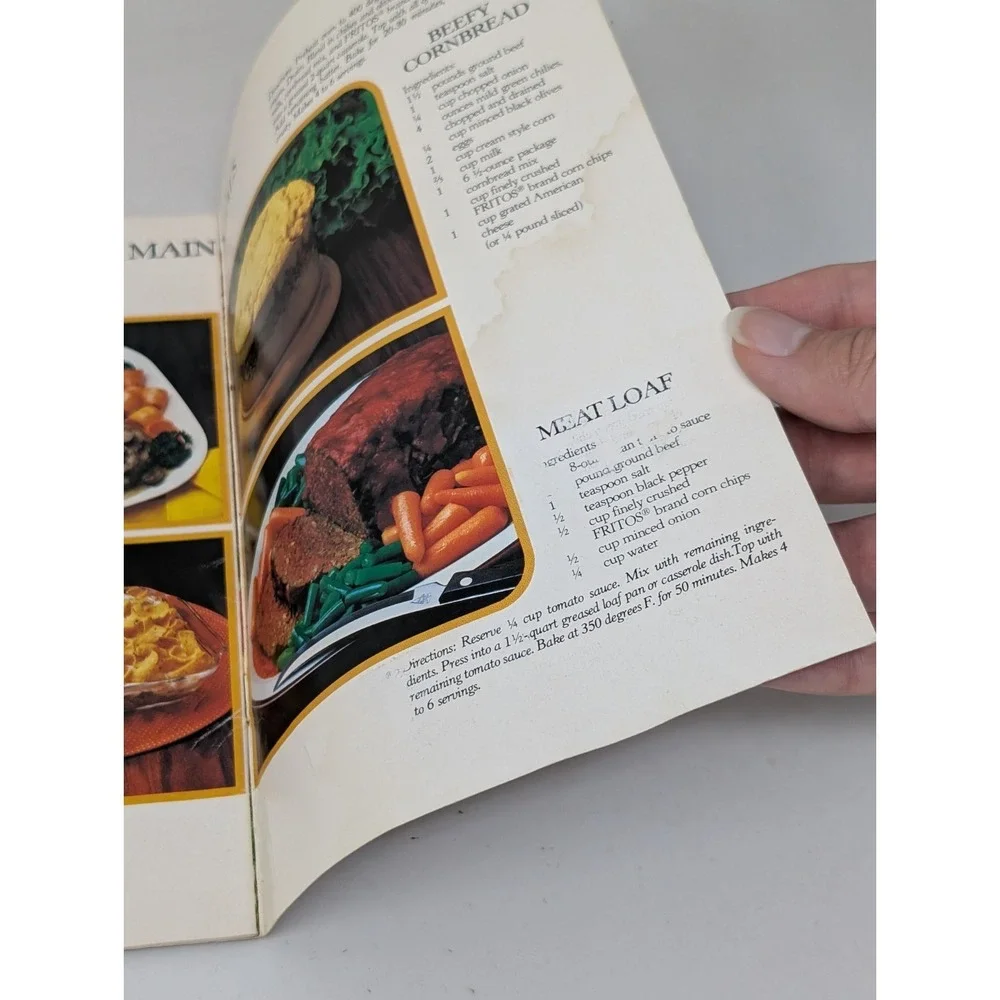 Vintage Fritos Cookbook Paperback 1979 Corn Chips 1970s Food